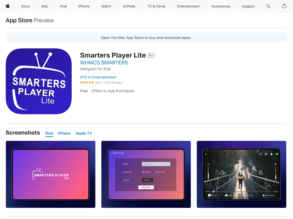 smarters player lite